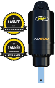 Digga France - Moto-réducteurs d'ancrage: XD500 Ultra Drive