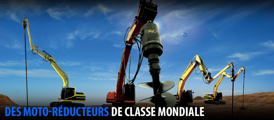 Digga France - Des moto-réducteurs de classe mondiale.